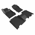 Strike3 3D Maxpider R1 & R2 Floor Mat for 2022 Ford Bronco Kagu Black ST3861287